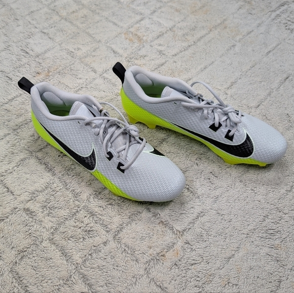 Nike Vapor Edge Speed 360 2 Gray Volt Green Football Cleats Mens Sz 14